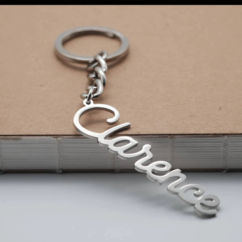 Трендовая новая цепочка для ключей Золотая на заказ брелок ключи в форме буквы