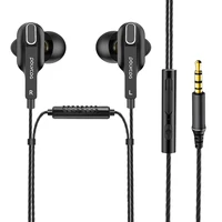 3 5mm in ear earphones wired headphones with microphone k song headset live sound card bass stereo earphone for all phones