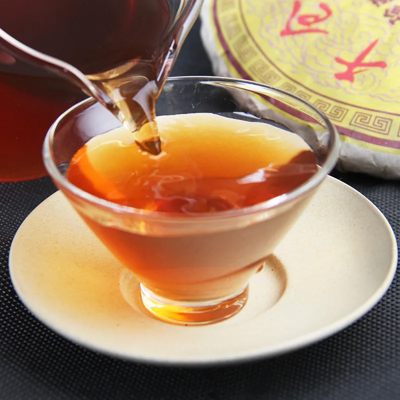 

2006 Yunnan Old Pu'er Ripe Tea Healthy Weight loss Tea Beauty Prevent ArteriosclerosisGreen food