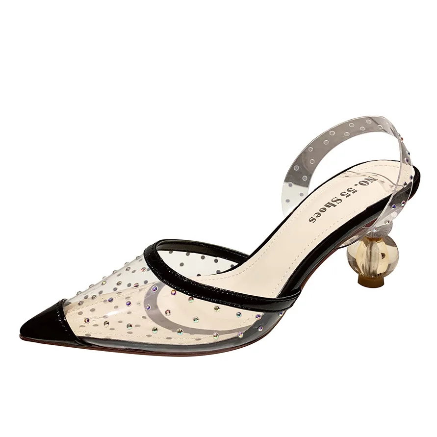 

Women Sandals Sexy Pointed Toe High Heels Stiletto Bow-knot Ladies Pumps Wedding Shoes for Women Sandalias De Mujer 2021