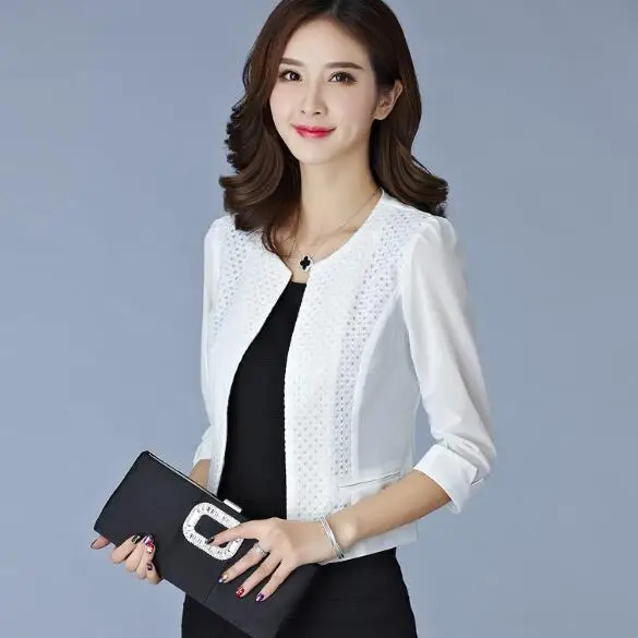 Женская газовая одежда с коротким рукавом черная или белая приталенная