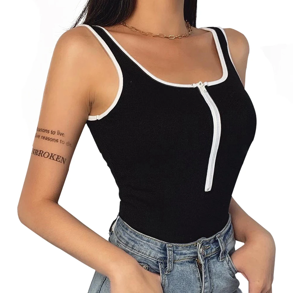 

Женский комбинезон без рукавов, с круглым вырезом