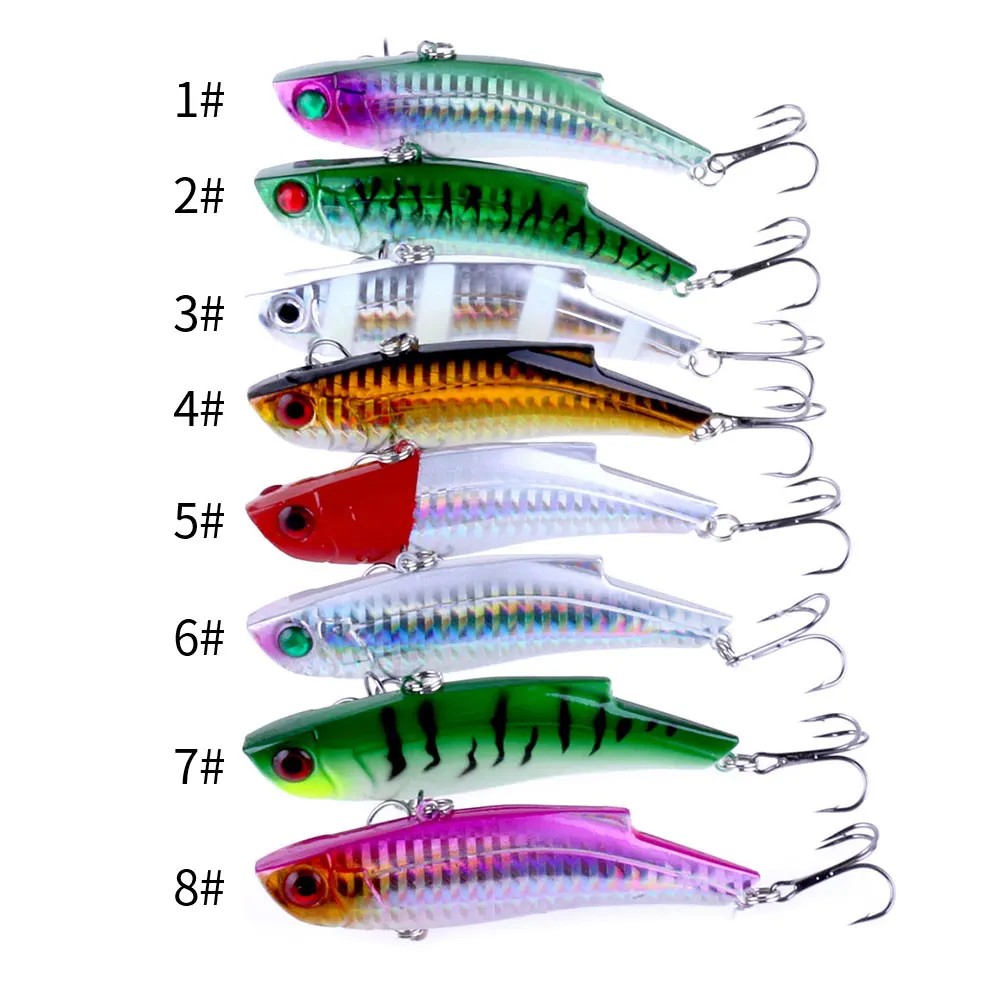 8 шт. 9 см 28 г жесткая рыболовная приманка-погремушка с крючком Тонущая