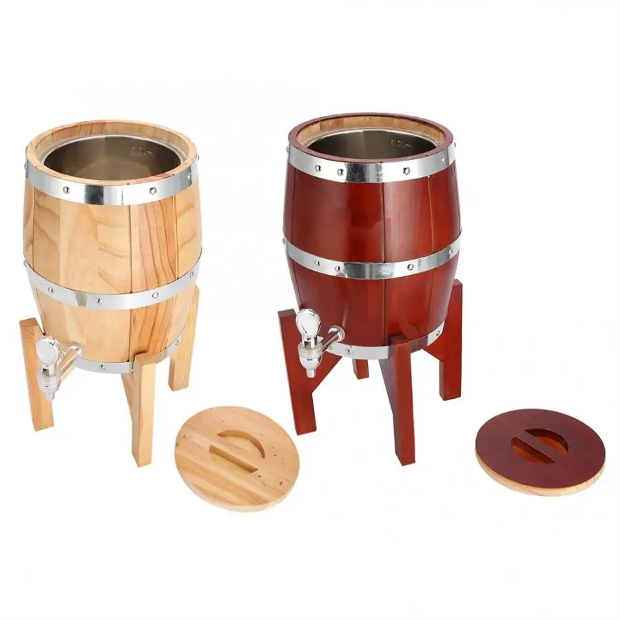 Инструменты для изготовления вина корпус из нержавеющей стали Дубовая древесина