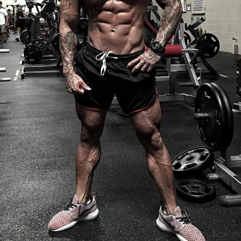 Мужские сетчатые шорты-карго летние модные военные шорты для фитнеса пляжные