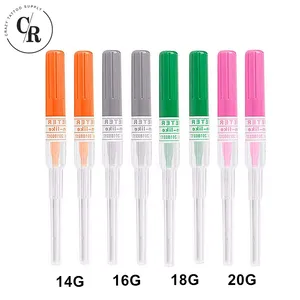 50 шт. стерилизованные I.V. Катетер канюля пирсинг иглы ювелирные изделия-пирсинг тела набор измерителей для тела кольца 14 г16 г18 г20 г