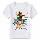 Детская одежда, футболка, Аватар, Последний Воздушный Бандер, футболка для мальчиков и девочек, рубашки для малышей Tee