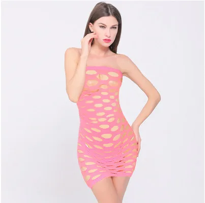 

Women Erotic Porn Sexy Lingerie Hot Fishnet Open Crotch Lingerie Female Mini Dress Nightwear Nightdress Costumes Body Stocking