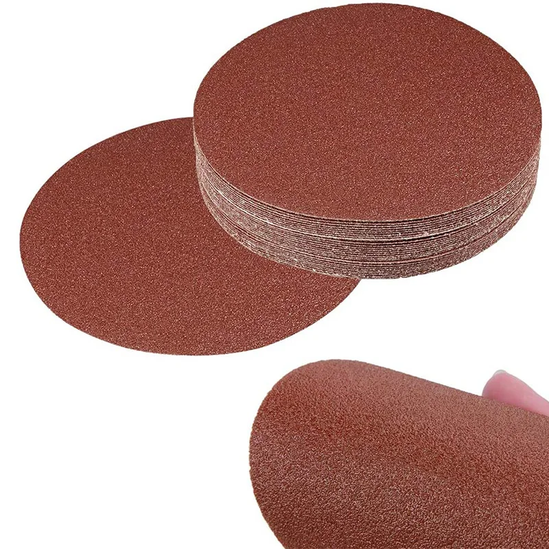 

70Pcs 5 Inch Sanding Discs Pad Self Adhsive Back Aluminum Oxide Sander Disk Sandpaper