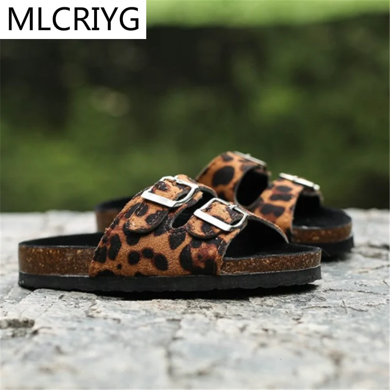 

2020 Summer Women's Sandals Fashion Vintage Buckle Women Set Foot Slipper Outdoor Beach Open Toe Casual Sandals Platform Shoes