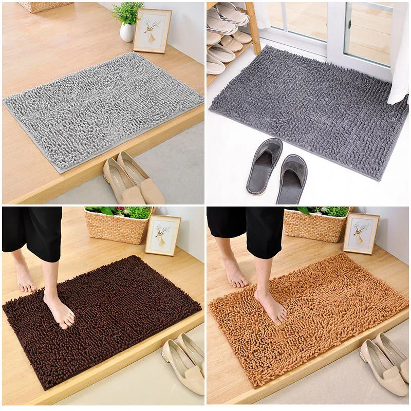 Модный коврик для ванной разных цветов Противоскользящий комнаты в туалете 3