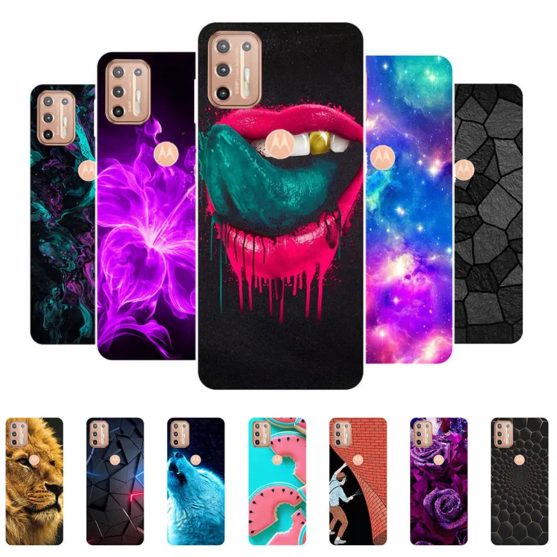 

Phone Case For Motorola Moto G9 Plus Case Bumper Silicone Cover For Moto G9 Plus Soft Paint Cases for Moto G9Plus G 9 Plus Capa