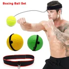 Боксерский скоростной мяч для фитнеса с креплением на голову, тренировочный скоростной мяч для бокса, упражнения из полиуретановой пены, товары для домашнего бокса, отражающий мяч
