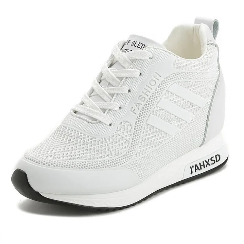 Женские кроссовки на танкетке AGUTZM весенние дышащие из сетчатого материала