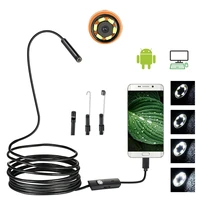 5 5mm mobile endoscope 10m usb drain flexible snake inspection camera 480p sewer car video borescope smartphone piping endoscopy