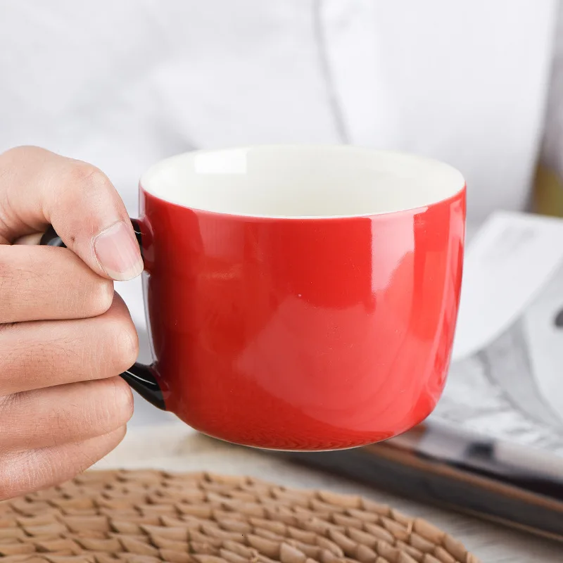 Керамическая суповая чашка для завтрака миска овсяной каши кофе молока чая