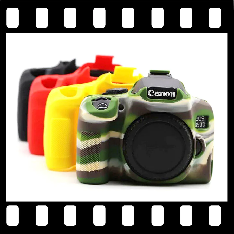 Camera Bag Body Protect Silicone Case for Canon EOS M50 M100 5DS 5DSr 5DIII 5D3 5D4 5DIV 6D 70D 1300D 1500D 800D 850D DSLR
