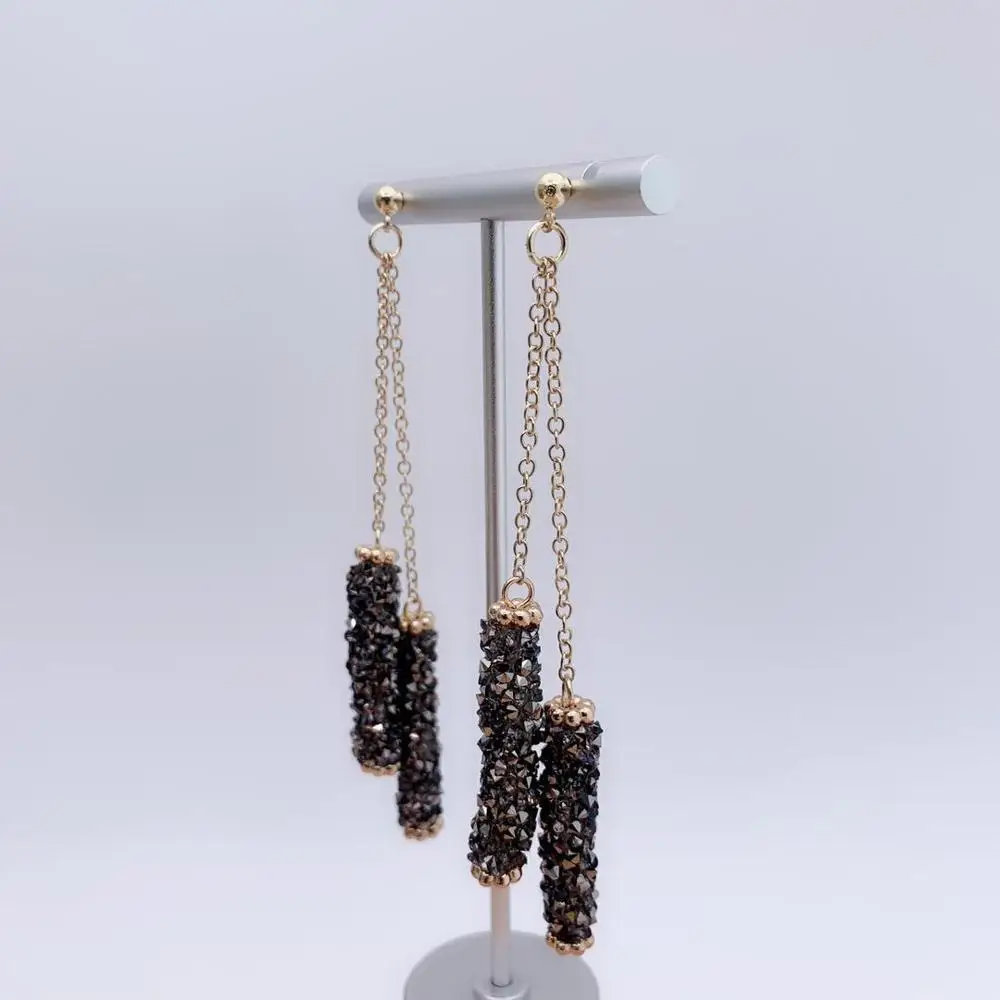 Новые золотые серьги модные ювелирные свадебные подарки для вечеринки Женские