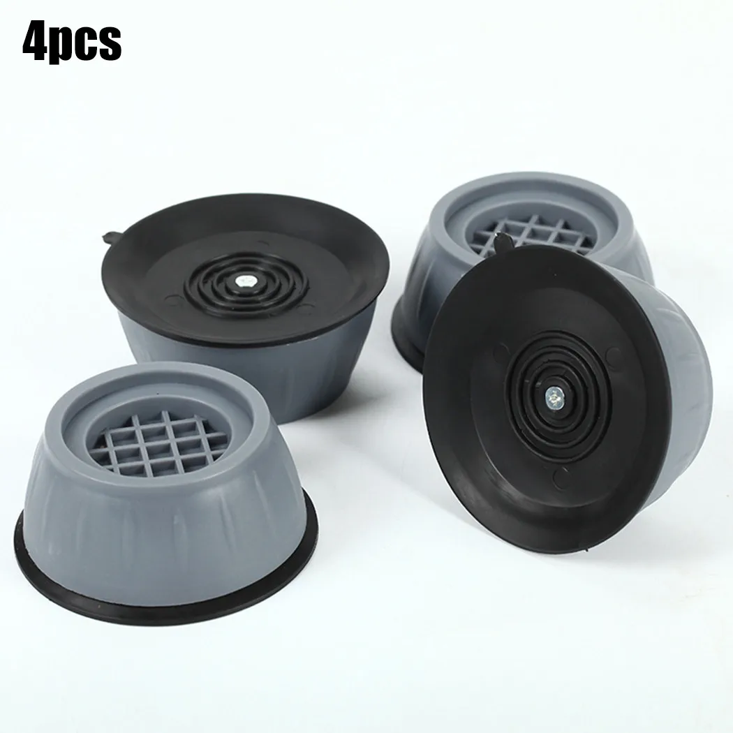 

4pcs washing machine foot pad shock absorption, anti-skid, shockproof mat for home appliance safety in stock drop ship