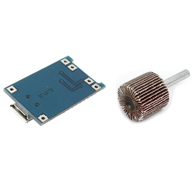 1 шт. USB 5V 1A литий Батарея зарядный Модуль заряд доска и 25 мм Dia наждачная бумага