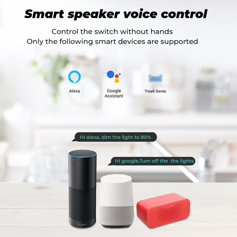 Tuya DIY Mini WiFi Smart Light Dimmer Switch Module Life Remote Control Work With Alexa Google Home 85V-250V | Электроника