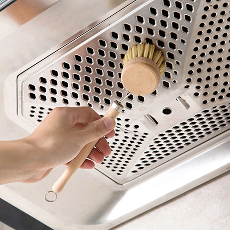 

Beech Long handle Pot brush Dish washing brush Household Kitchen cleaning brush Natural Wooden Dish Bowl Washing Cleaning Brush