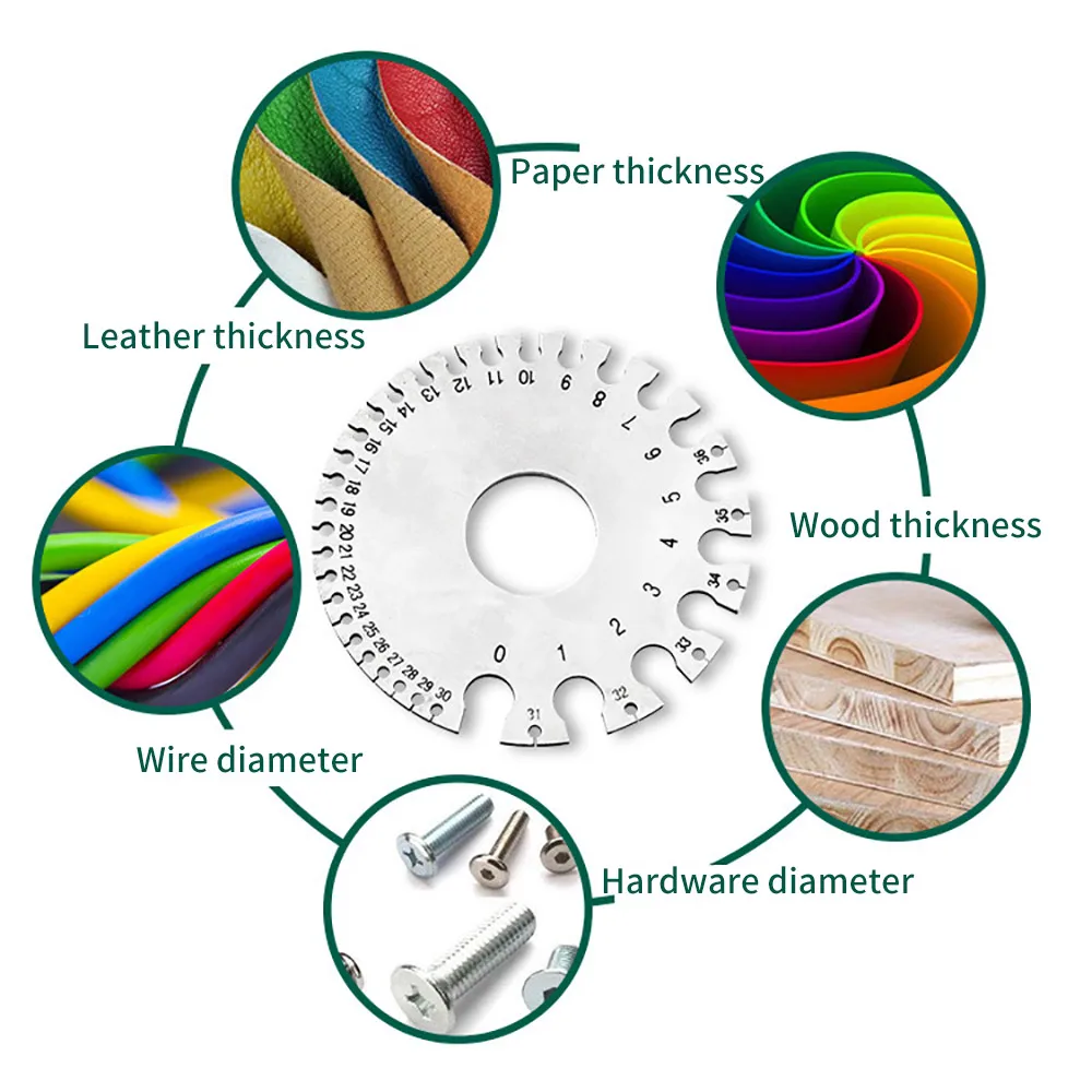 1 шт. нержавеющая сталь Американский Стандартный провода Диаметр датчик образец