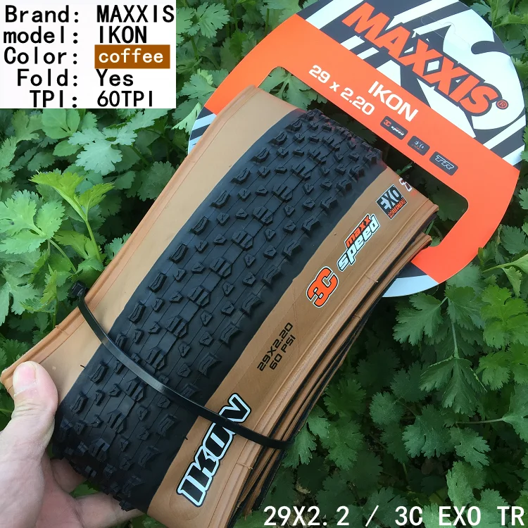 Шины для горного велосипеда Maxxis IKON 27 5*2 2 29*2 0 25 бескамерные шины 3C TR EXO
