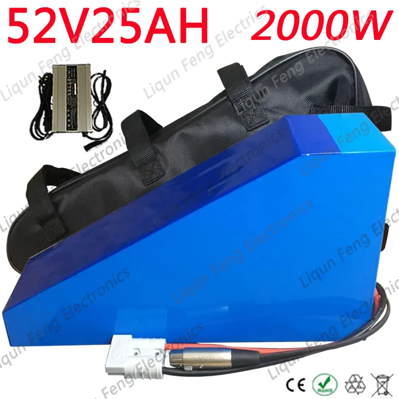 Аккумулятор для электрического скутера 52 в комплект литий ионных батарей 25 А · ч