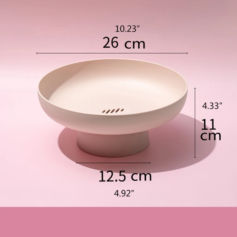 

Round Candy Snack Tray Stand Fruit Picnic Food Dishes Pastry Box Cake Display