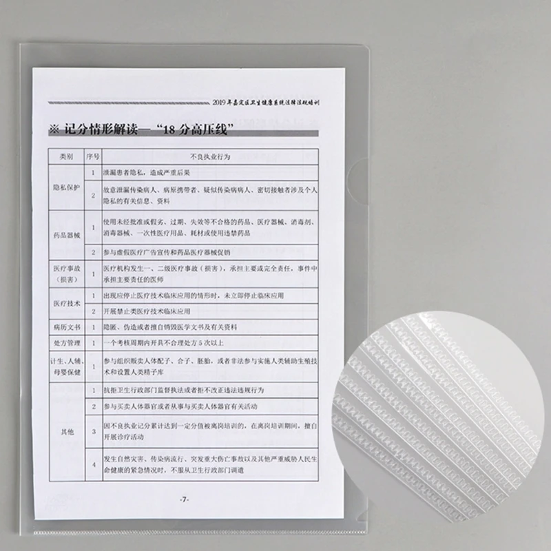 

20 Pcs Clear Presentation Files Paper Cover Transparent Binding Report A4 Folder for business Documents School Projects M18