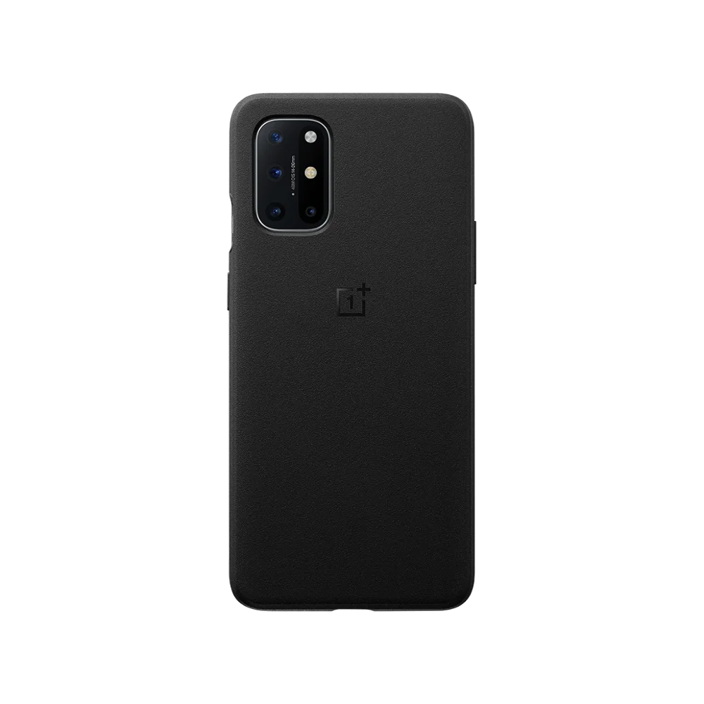 KB2001-Fundas de protecci&oacute;n oficial para OnePlus 8T, carcasa de silicona arenisca Original, parachoques de carbono de nailon-3