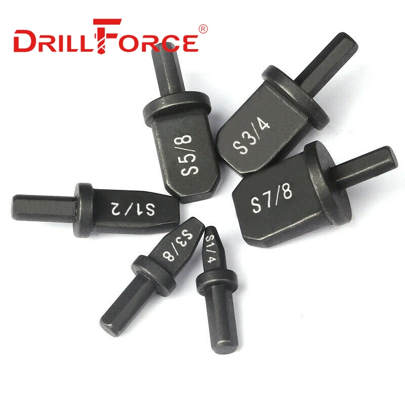 Набор сверл Drillforce комплект из 6 насадок для развальцовки труб обслуживания 7/8 3/4 5/8