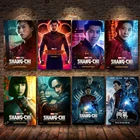 Новинка 2021, HD плакат с изображением героев фильма Шан-Чи Marvel, печать на холсте, живопись, настенное искусство для гостиной, домашний декор, квадратные подарки
