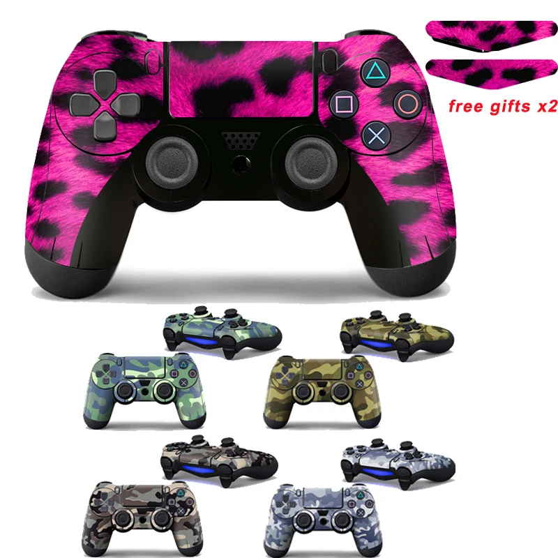 

For Sony PS4 Controller Camouflage Vinyl Skin Sticker Cover skin For Playstation 4 Gamepad Decal Joystick Joypad Controle