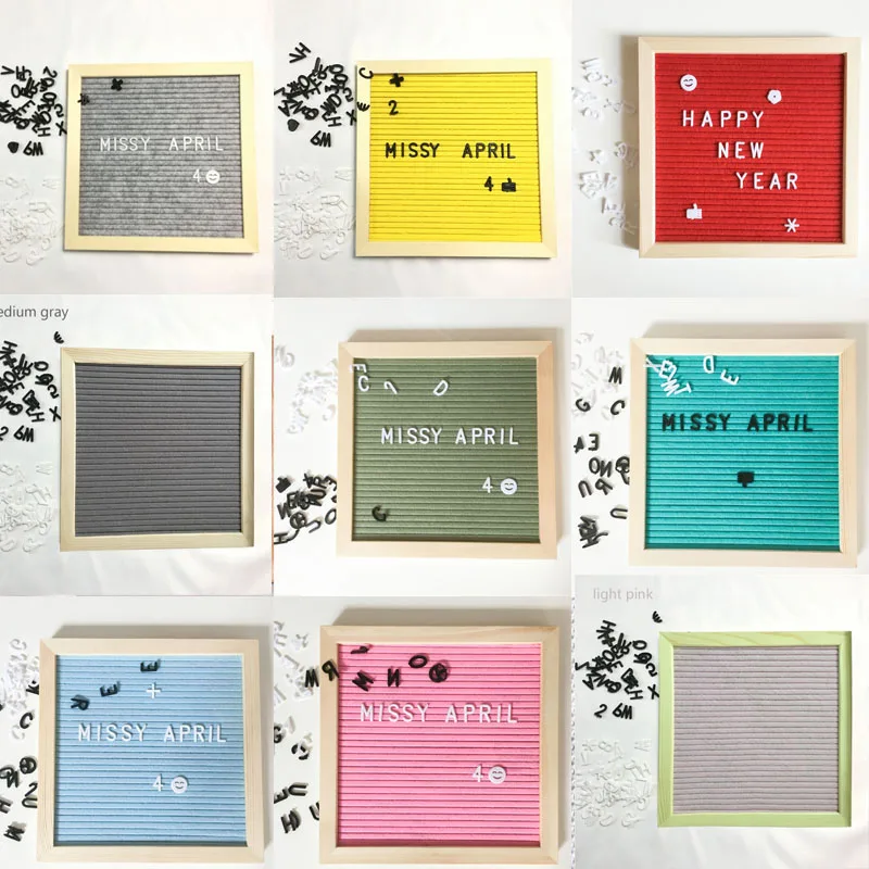 

Office Characters Message Boards Decorative Boards Changeable Symbols Numbers Decoration Crafts Wooden Frame Home Decor