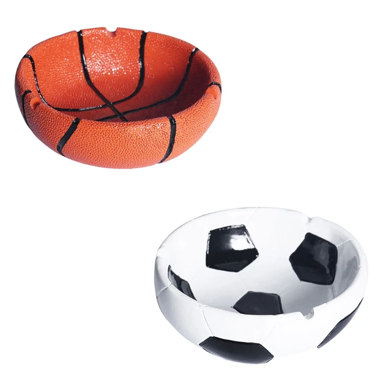 Креативная декоративная баскетбольная пепельница из смолы портативный