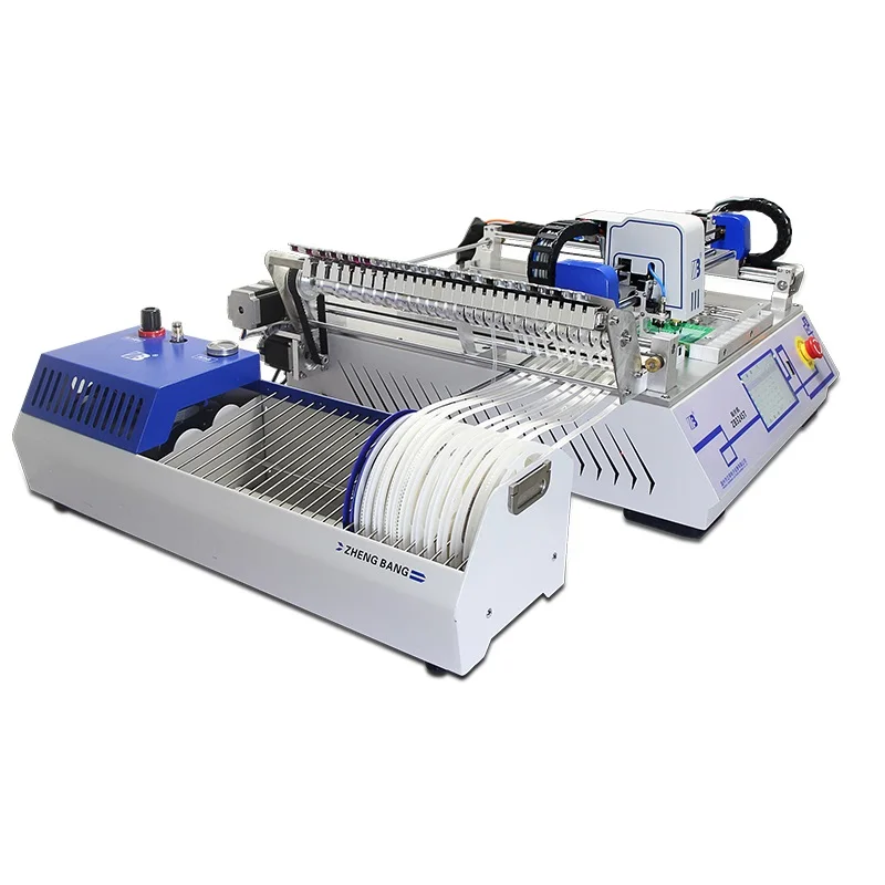 

Desktop SMT pick and place machine 2 heads ZB3245T for assembly line