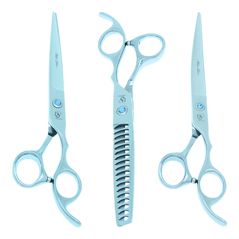 

Meisha 7 дюймов Профессиональные ПЭТ Уход за лошадьми, ножницы для стрижки собак, ножницы для режущие истончающие ножницы парикмахерские ножни...