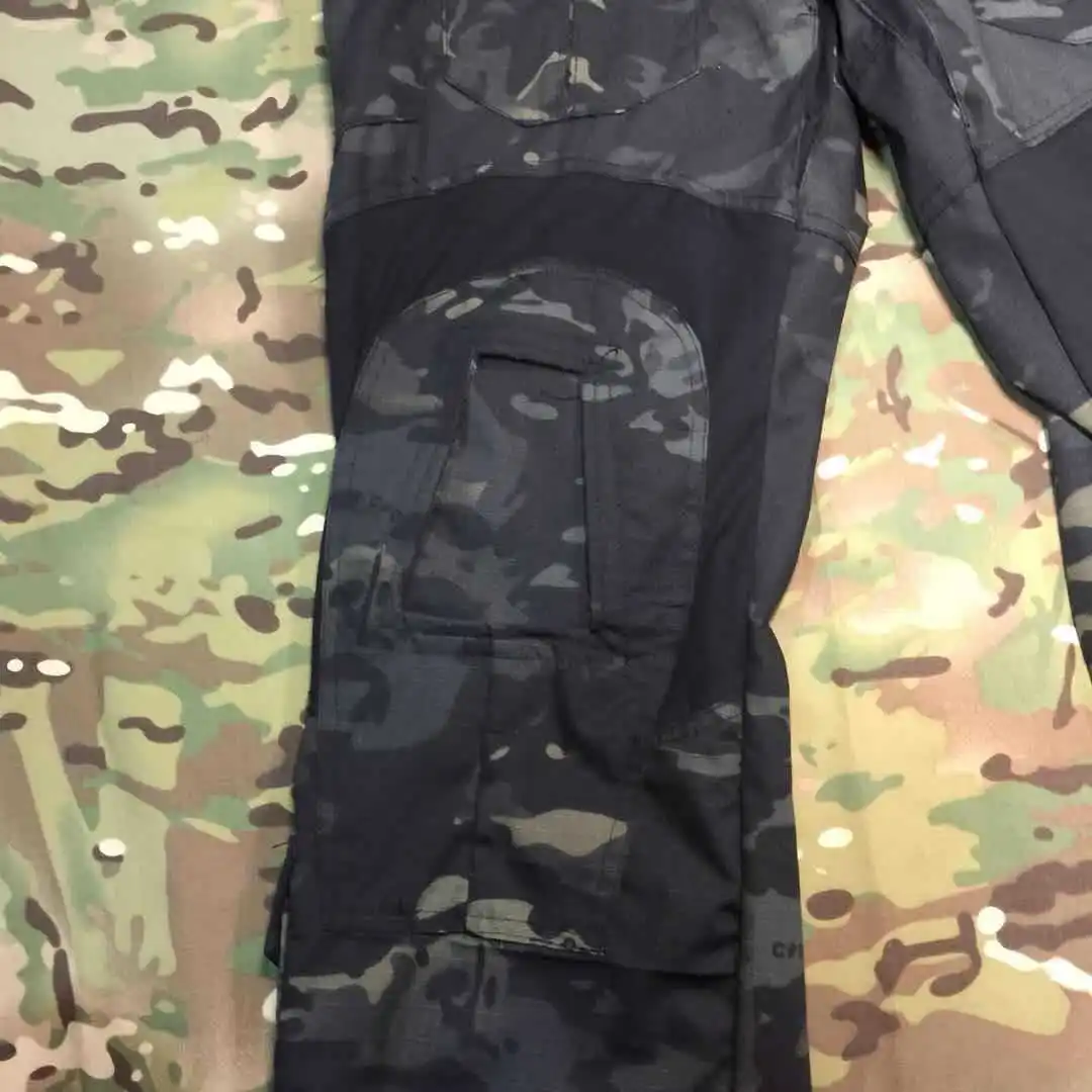 Upgrade Tactical Military Camouflage Unifrom Shirt Pant Army Fan Outdoor Combat Training Clothes Field CS Equipment Tops Trouser images - 6