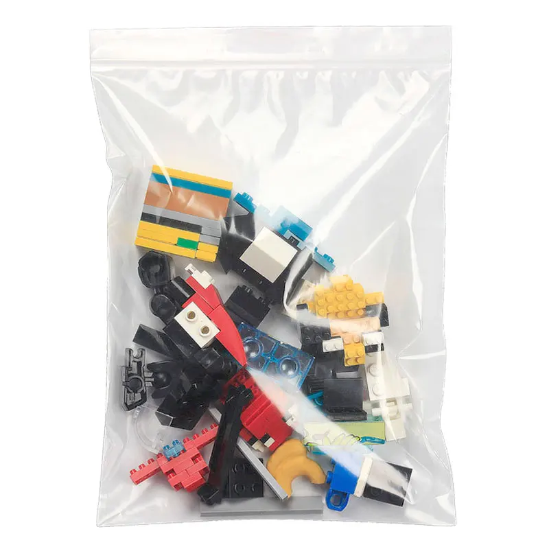 100 шт. пластиковые пакеты для хранения с застежкой молнией|Сумки вещей| |