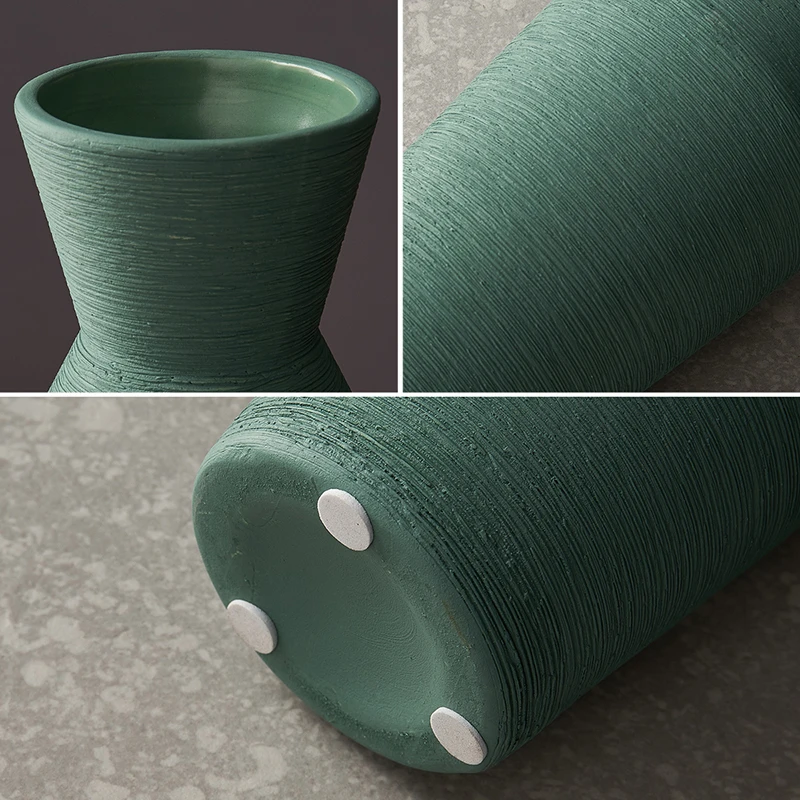 Керамическая ваза в нордическом стиле простой современный Декор для дома