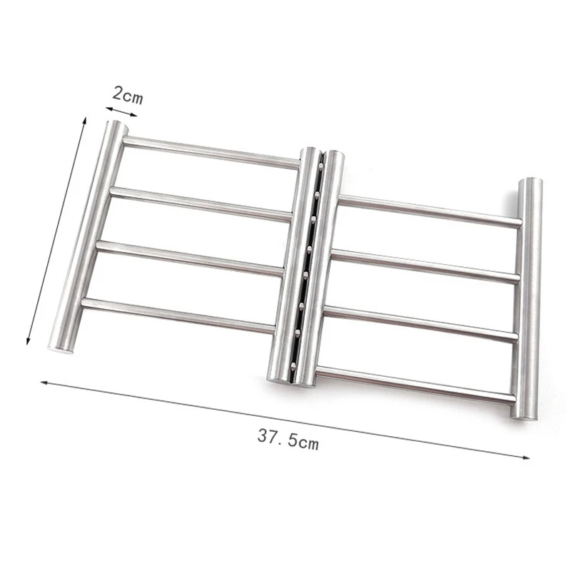 

Hot 2Pcs Heat Insulation Pad Stretchable Pot Pad Placemat Thickened Household Dishes Anti-Scald Supporting Pad