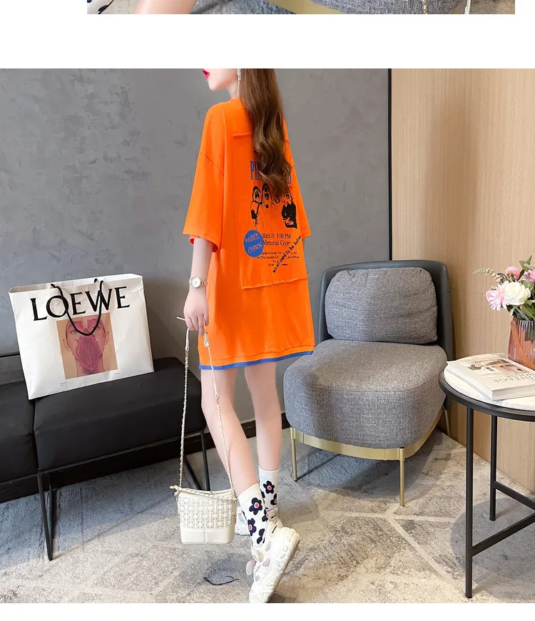 

JOJJJOJ 2021 New Arrived Summer Shirts For Women Short Tee Fashion Casual T shirts For Women's M-XXL BD4950