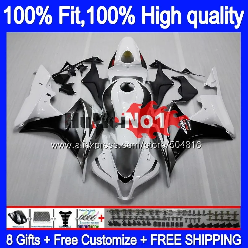 

Injection For HONDA CBR 600 RR CC 600RR 600F5 CBR600RR 36MC.16 CBR600F5 600CC CBR600 RR F5 2007 2008 07 08 Fairing White Black