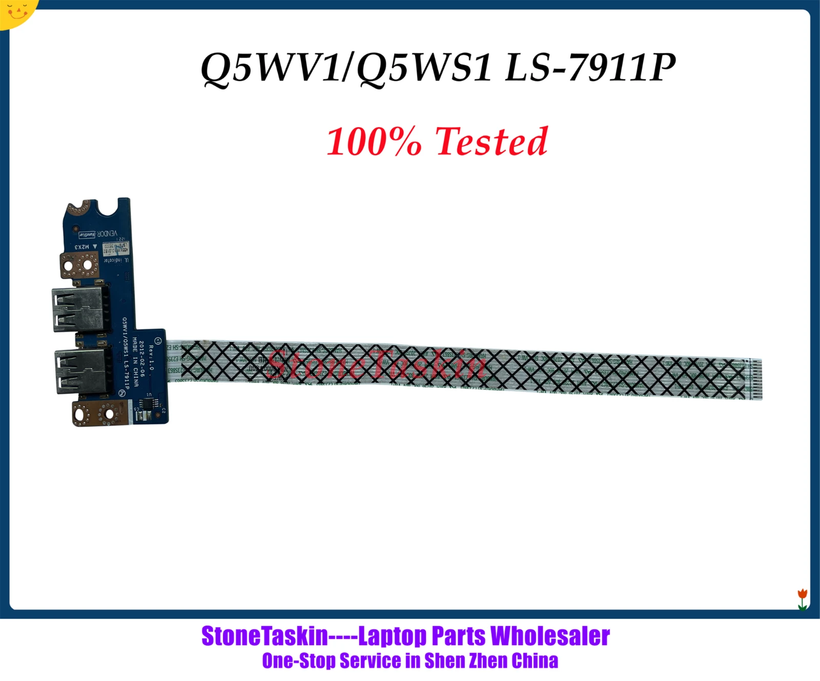 StoneTaskin качество Q5WV1/W5WS1 LS 7911P для Acer Aspire V3 571 571G E1 531 NV56ER ноутбук плата USB