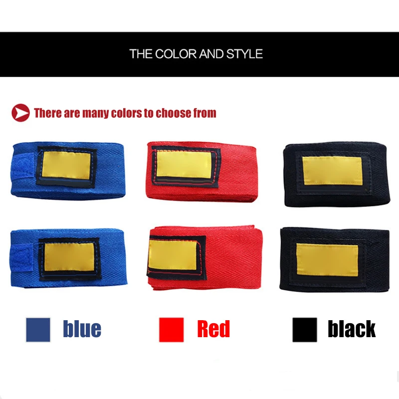 

2 Pcs Boxing Bandage Hands Wristband Wrist Support Breathable for Training Protective EIG88