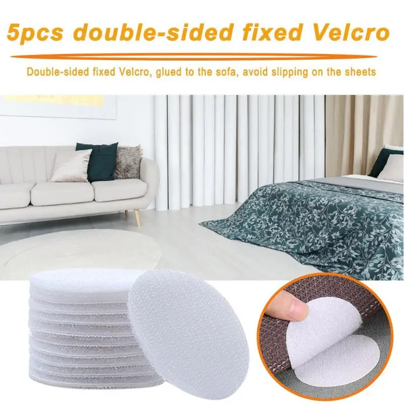 5 шт. бесшовный Двухсторонний Фиксированный липучкой диван-кровать листа ковер