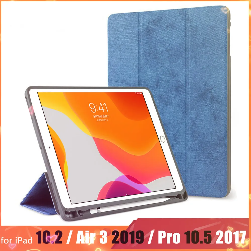 Женский чехол с держателем для карандаша iPad Air 3 2019 10 2 Pro 5 2017 ipad|Чехлы планшетов и