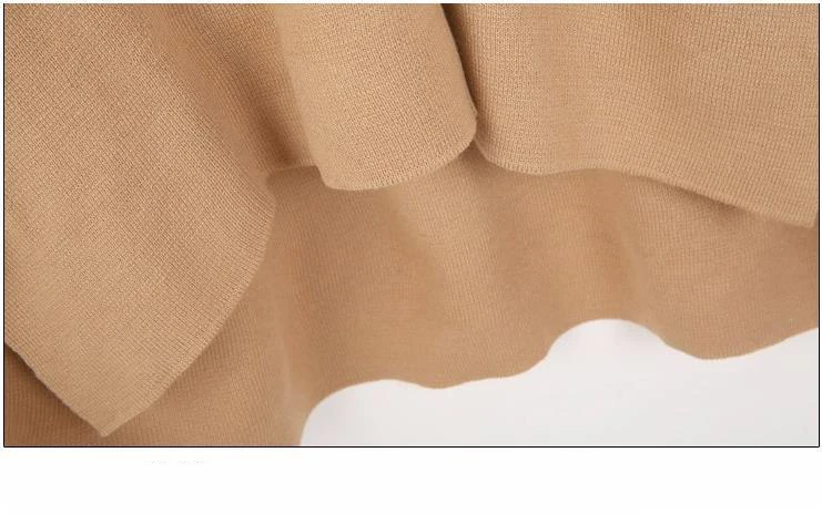 Женский костюм весна-осень свободная вязаная рубашка с V-образным вырезом и